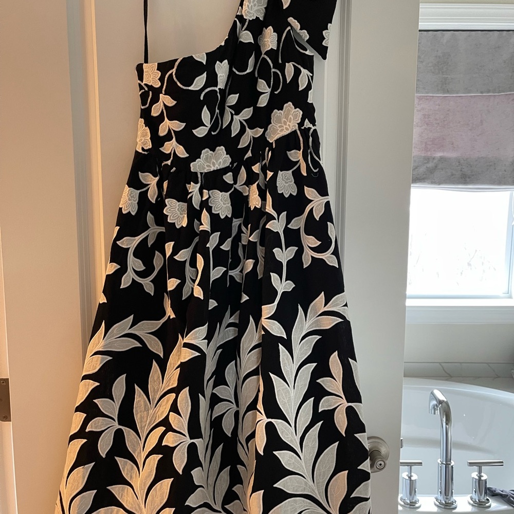 Anthropologie Maeve One shoulder Midi Dress 👗 - Picture 6 of 8